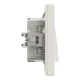 Вимикач одноклавішний IP44, кремовий Asfora EPH0100223 Schneider Electric