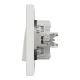 Вимикач двоклавішний, білий Asfora EPH0300121 Schneider Electric
