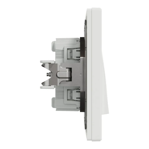 Двоклавішний перемикач, білий Asfora EPH0600121 Schneider Electric - Фото 3