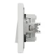 Двоклавішний перемикач, білий Asfora EPH0600121 Schneider Electric