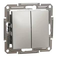 Schneider Electric Asfora EPH0600169. Двоклавішний перемикач, бронзовий