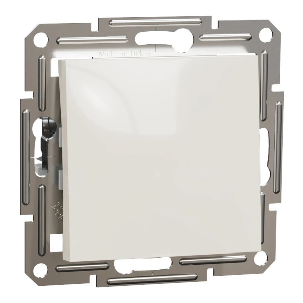 Кнопковий вимикач без рамки, кремовий Asfora EPH0770123 Schneider Electric