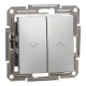 Вимикач для жалюзі, алюмінієвий Asfora EPH1300161 Schneider Electric