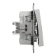 Вимикач для жалюзі, алюмінієвий Asfora EPH1300161 Schneider Electric