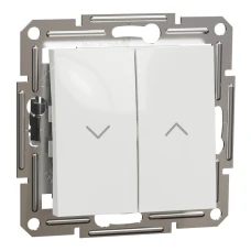 Schneider Electric Asfora EPH1370121. Вимикач для жалюзі без рамки, білий
