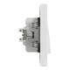 Вимикач одноклавішний з підсвіткою, білий Asfora EPH1400121 Schneider Electric