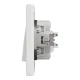 Вимикач одноклавішний з підсвіткою, білий Asfora EPH1400121 Schneider Electric