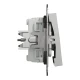 Вимикач трьохклавішний, алюмінієвий Asfora EPH2100161 Schneider Electric