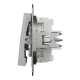 Вимикач трьохклавішний, алюмінієвий Asfora EPH2100161 Schneider Electric