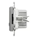 USB розетка тип А+С 2,4А або 2х1,2А, алюмінієвий Asfora EPH2700361 Schneider Electric