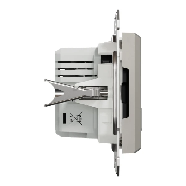 USB розетка тип А+С 2,4А або 2х1,2А, бронзовий Asfora EPH2700369 Schneider Electric - Фото 3