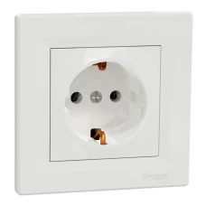 Schneider Electric Asfora EPH2900121. Розетка з заземленням, білий
