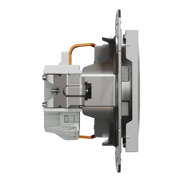 Розетка з заземленням, алюмінієвий Asfora EPH2900161 Schneider Electric - Фото 3