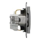 Розетка з заземленням з захисними шторками, антрацитовий Asfora EPH2900271 Schneider Electric