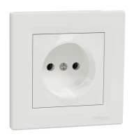 Schneider Electric Asfora EPH3000121. Розетка без заземлення, білий
