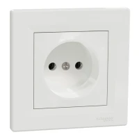 Schneider Electric Asfora EPH3000121. Розетка без заземлення, білий