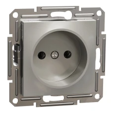 Schneider Electric Asfora EPH3000169. Розетка без заземлення, бронзовий