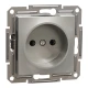 Розетка без заземлення, бронзовий Asfora EPH3000169 Schneider Electric