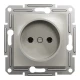 Розетка без заземлення, бронзовий Asfora EPH3000169 Schneider Electric