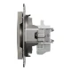 Розетка без заземлення, бронзовий Asfora EPH3000169 Schneider Electric