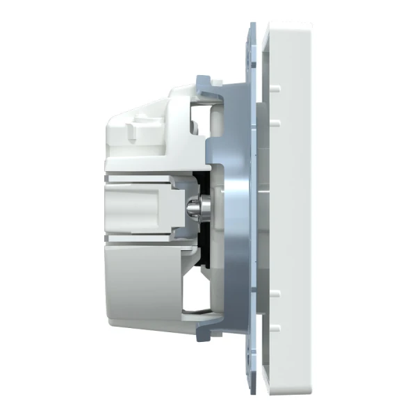 D-life розетка з/к і шторкою, білий лотос Merten MTN2300-6035 Schneider Electric - Фото 9