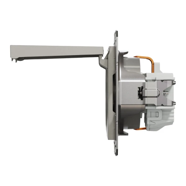 Розетка з кришкою з заземленням, бронзовий Asfora EPH3100169 Schneider Electric - Фото 4