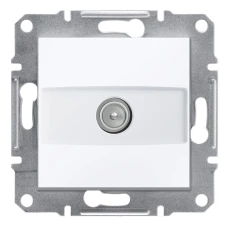Schneider Electric Asfora EPH3270321. TV розетка прохідна без рамки, білий