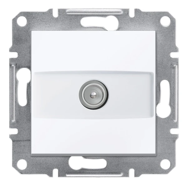 TV розетка прохідна без рамки, білий Asfora EPH3270321 Schneider Electric
