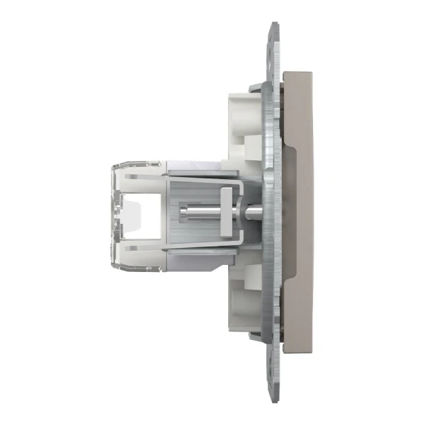 Розетка комп'ютерна, RJ45, кат.5е, UTP, подвійна, бронзовий Asfora EPH4400169 Schneider Electric - Фото 3