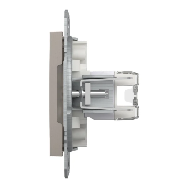 Розетка комп'ютерна, RJ45, кат.5е, UTP, подвійна, бронзовий Asfora EPH4400169 Schneider Electric - Фото 4