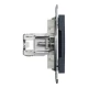 Розетка комп'ютерна, RJ45, кат.5е, UTP, подвійна, антрацитовий Asfora EPH4400171 Schneider Electric