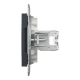 Розетка комп'ютерна, RJ45, кат.6, UTP, антрацитовий Asfora EPH4700171 Schneider Electric