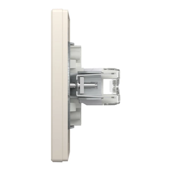 Розетка комп'ютерна, RJ45, кат.6, UTP, подвійна, кремовий Asfora EPH4800123 Schneider Electric - Фото 4