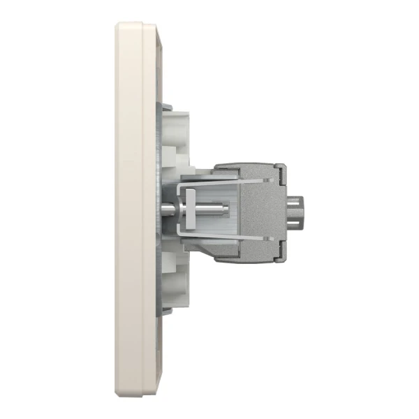 Розетка комп'ютерна, RJ45, кат.5е, STP, кремовий Asfora EPH5000123 Schneider Electric - Фото 4