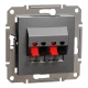 Аудіорозетка, антрацитовий Asfora EPH5700171 Schneider Electric