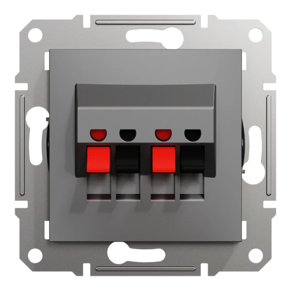 Аудіорозетка, антрацитовий Asfora EPH5700171 Schneider Electric - Фото 2