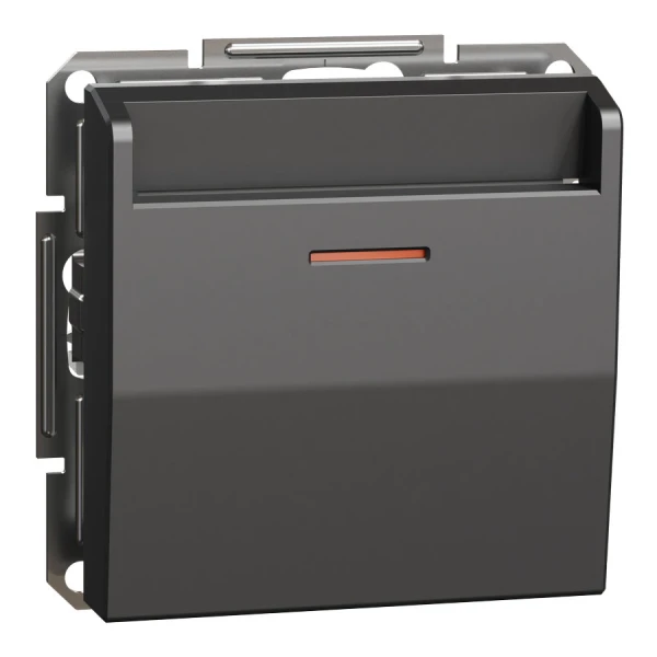 Картковий вимикач механічний, антрацитовий Asfora EPH6200171 Schneider Electric - Фото 1