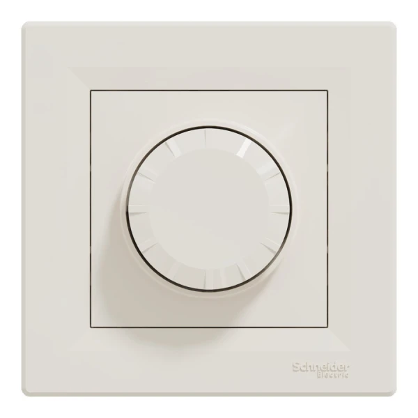 Поворотний LED димер RC 3-370 Вт, кремовий Asfora EPH6800123 Schneider Electric - Фото 2