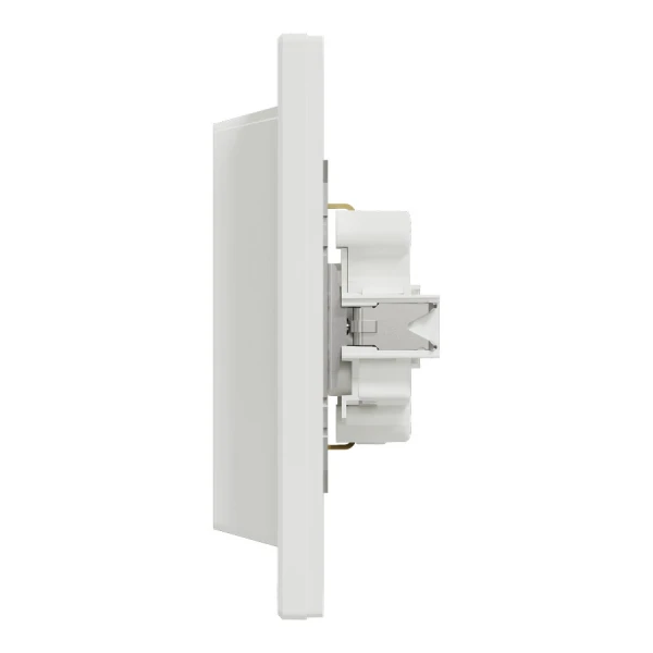 Розетка с заземленням, подвійна, білий Asfora EPH9900121 Schneider Electric - Фото 4