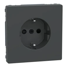  Schneider Electric MTN2300-6034. Merte D-life розетка з/к і шторкою, антрацитовий