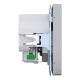 D-Life розетка з 2 USB, 3А, тип А+С, сталевий Merten MTN2367-6036 Schneider Electric