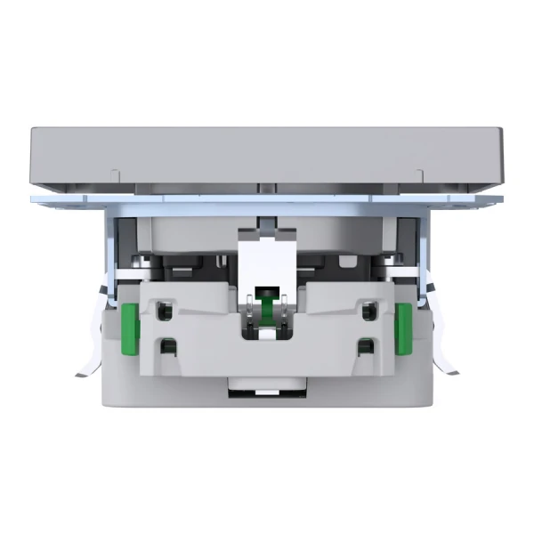D-Life розетка з 2 USB, 3А, тип А+С, сталевий Merten MTN2367-6036 Schneider Electric - Фото 5