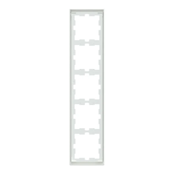 D-life рамка 5-постова, білий лотос Merten MTN4050-6535 Schneider Electric - Фото 8