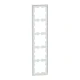 D-life рамка 5-постова, білий лотос Merten MTN4050-6535 Schneider Electric