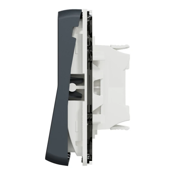 Механізм двоклавішного перемикача IP55, сх.6+6, чорний Mureva Styl MUR35019 Schneider Electric - Фото 7