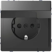 Schneider Electric Merten MTN2310-6034. D-Life розетка з/к і кришкою, антрацитовий