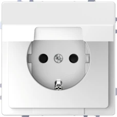 Schneider Electric Merten MTN2310-6035. D-Life розетка з/к і кришкою, білий лотос