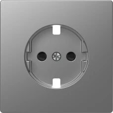 Schneider Electric Merten MTN2330-6036. D-life центральна накладка розетки, сталевий