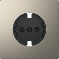 Schneider Electric Merten MTN2330-6050. D-life центральна накладка розетки, нікелевий