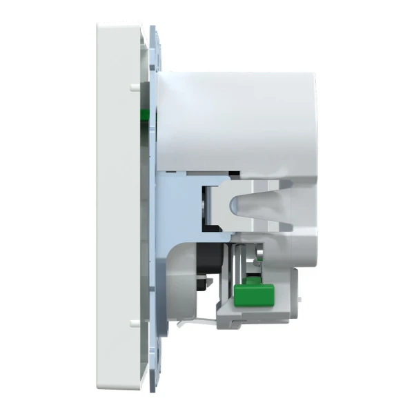 D-Life розетка з 2 USB, 3А, тип А+С, білий лотос Merten MTN2367-6035 Schneider Electric - Фото 3